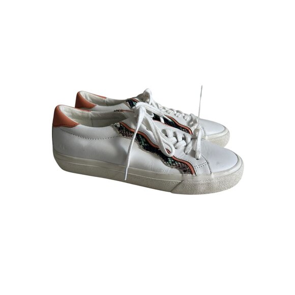 MADEWELL Women's Ruffle Leather Trainers Sneakers Size 7.5 - Picture 6 of 9